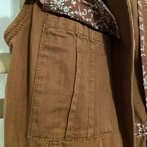 anthropologie Hei Hei Military-Style Vest with Fur (Removable) - XS - Picture 6 of 6